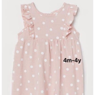 Váy H&M Auth chấm bi bé gái