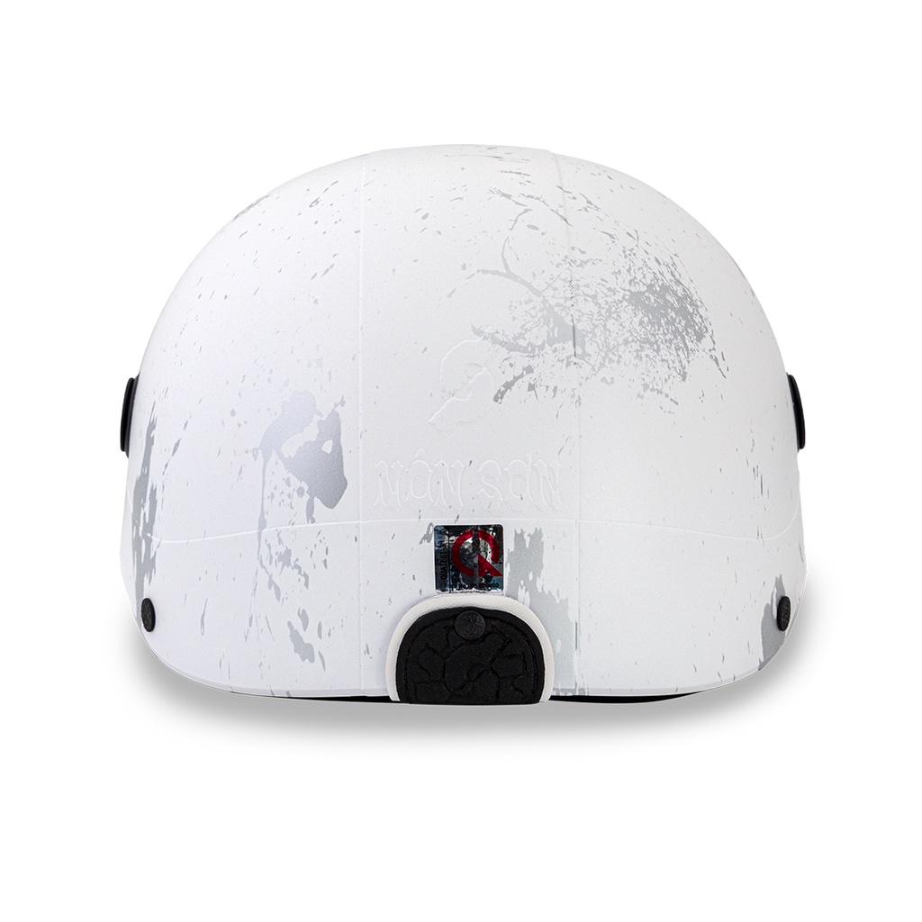 Mũ bảo hiểm nửa đầu lỗ thông gió hoa văn chính hãng NÓN SƠN MP-TR096