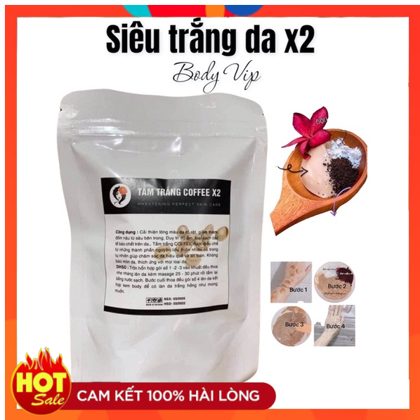 Tắm trắng caffee Body Vip x2