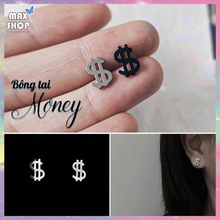 Bông tai, khuyên tai MONEY cực hot kiểu dáng cá tính