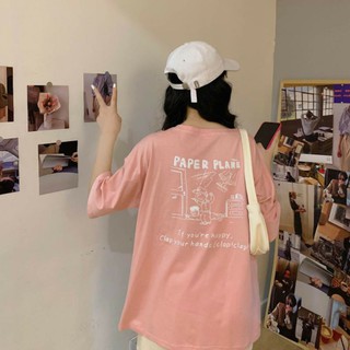Áo thun tay lỡ Leisure time 😚😚🥰🥰