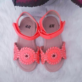 Gm Store- Giày sandal H&M màu cam tròn cho bé