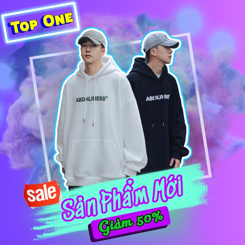 Áo hoodie unisex ABDH Tomx1 form rộng nỉ nam nữ phong cách thời trang thu đông oversize cực hot HD7
