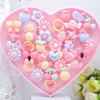 Hộp Nhẫn Nhựa Trái Tim Mix Các Hình Siêu Cute Dễ Thương Cho Bé Gái