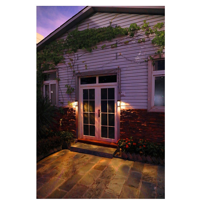 Đèn Led Năng Lượng Mặt Trời Chống Thấm Nước Gắn Tường Trang Trí Sân Vườn