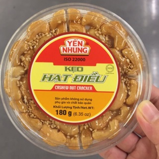 Kẹo hạt điều Yến Nhung hộp 180g/ 90g
