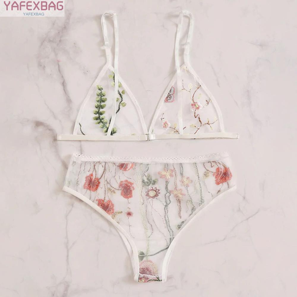 Bộ Đồ Lót 2 Mảnh Xuyên Thấu Gợi Cảm Cho Nữ