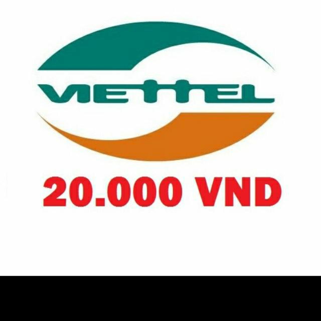 Thẻ Cào 20k nhà mạng viettel