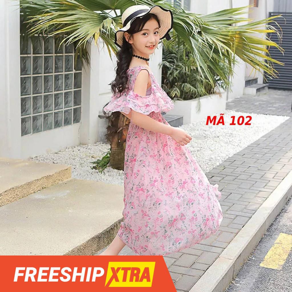 Đầm bé gái Voan hoa nhí MÃ 102