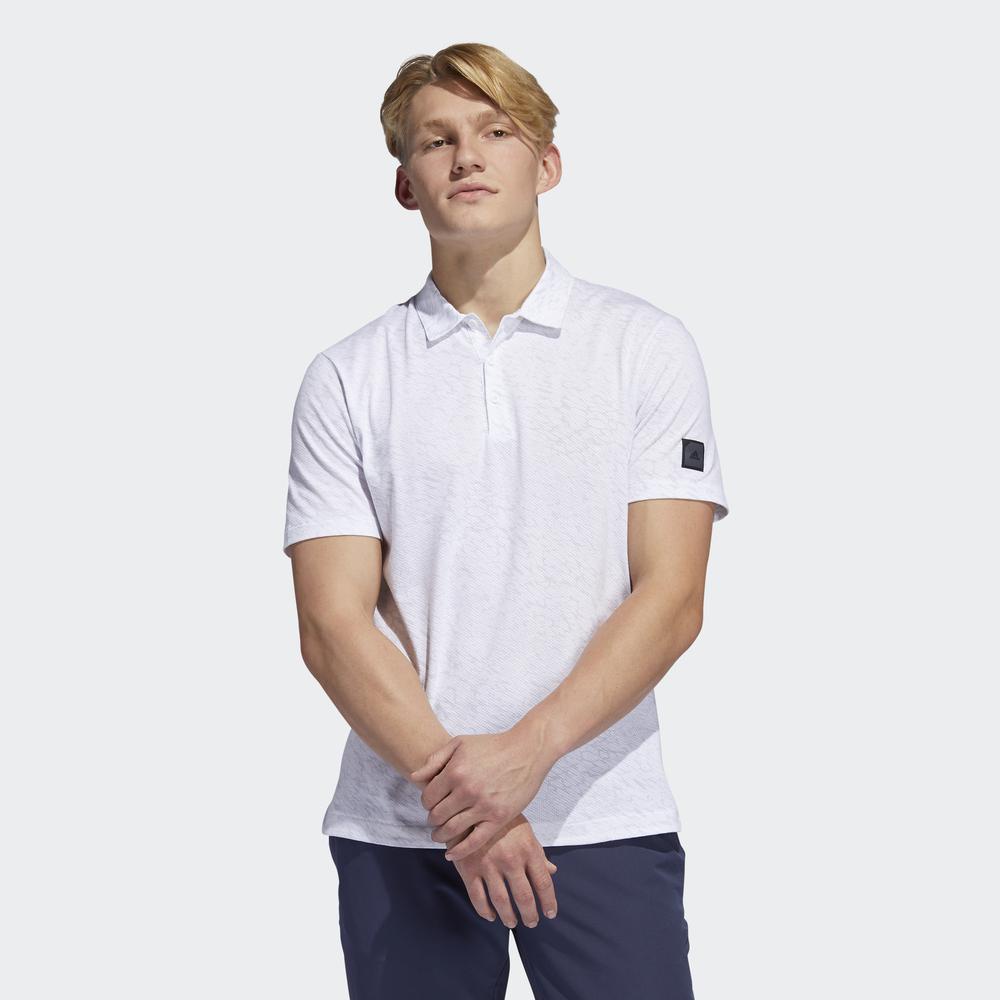 Áo Polo adidas GOLF Nam Áo Polo Three Below Adicross Màu trắng GU6336