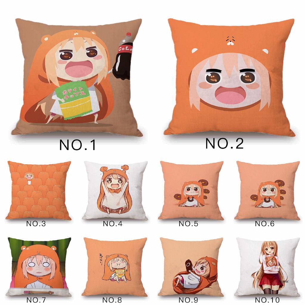 Vỏ Gối Himouto! Vỏ Gối In Hình Nhân Vật Anime Umaru-chan Đáng Yêu Kích Thước 45x45cm
