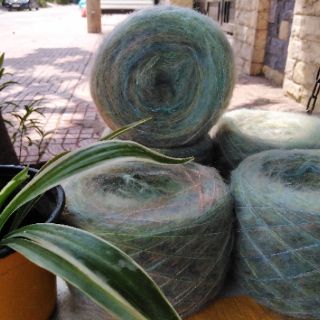 Len Mohair loang 34k/ cuộn 100g