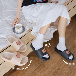 Jy216 - dép gấu đế bánh mì đáng yêu
