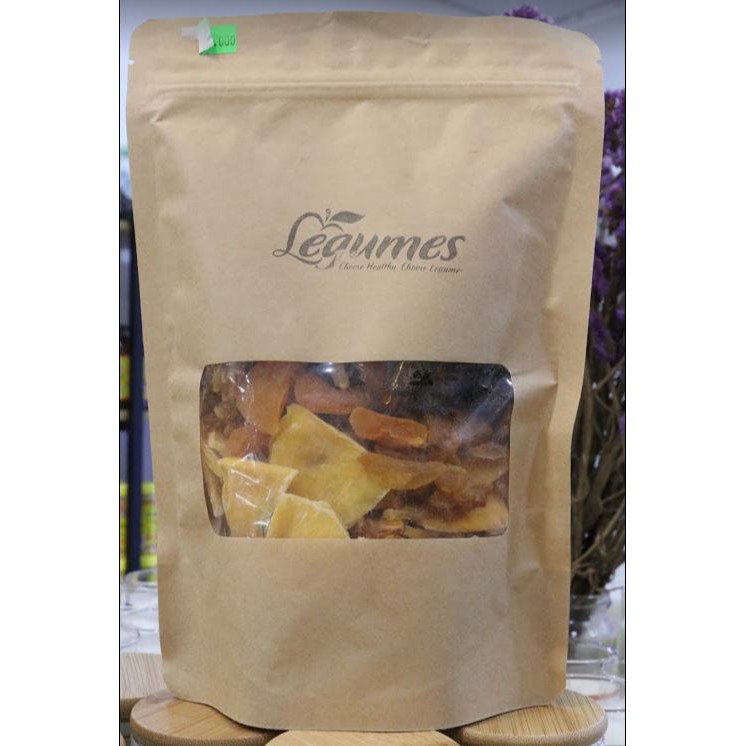 Hỗn hợp 5 loại Trái cây sấy Hữu cơ không đường Mix Fruits