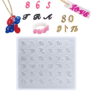 Khuôn resin chữ mini cách điệu