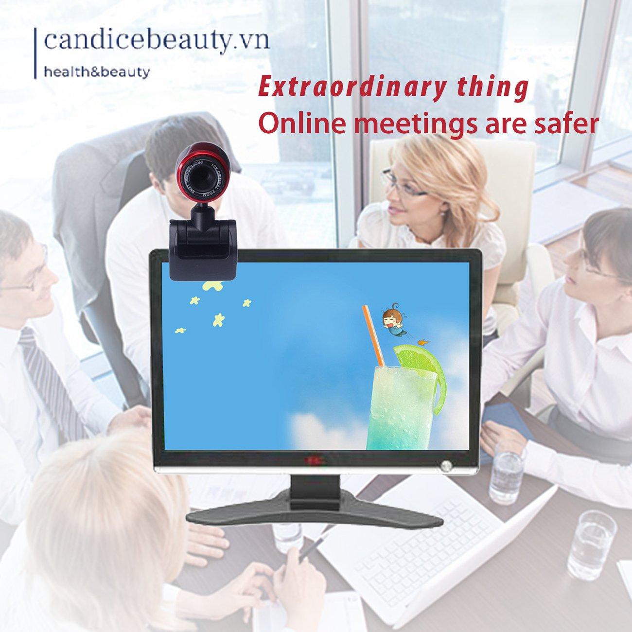 Webcam Usb 2.0 Kèm Mic Cho Máy Tính | BigBuy360 - bigbuy360.vn