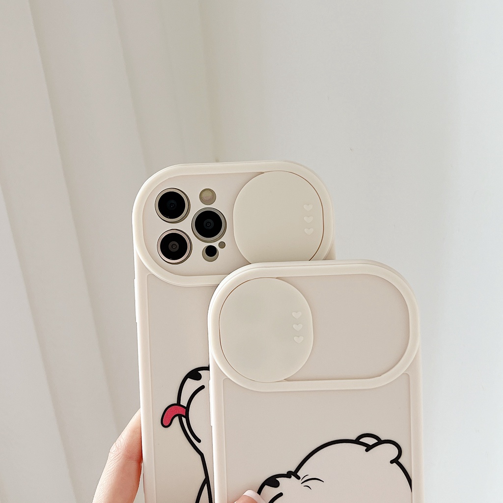 Ốp Điện Thoại Silicon Mềm Chống Sốc In Hình Gấu Dễ Thương Cho iPhone 13 12 11 Pro Max X XS XR