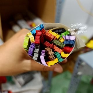 21 màu giấy sợi Quilling 3mm
