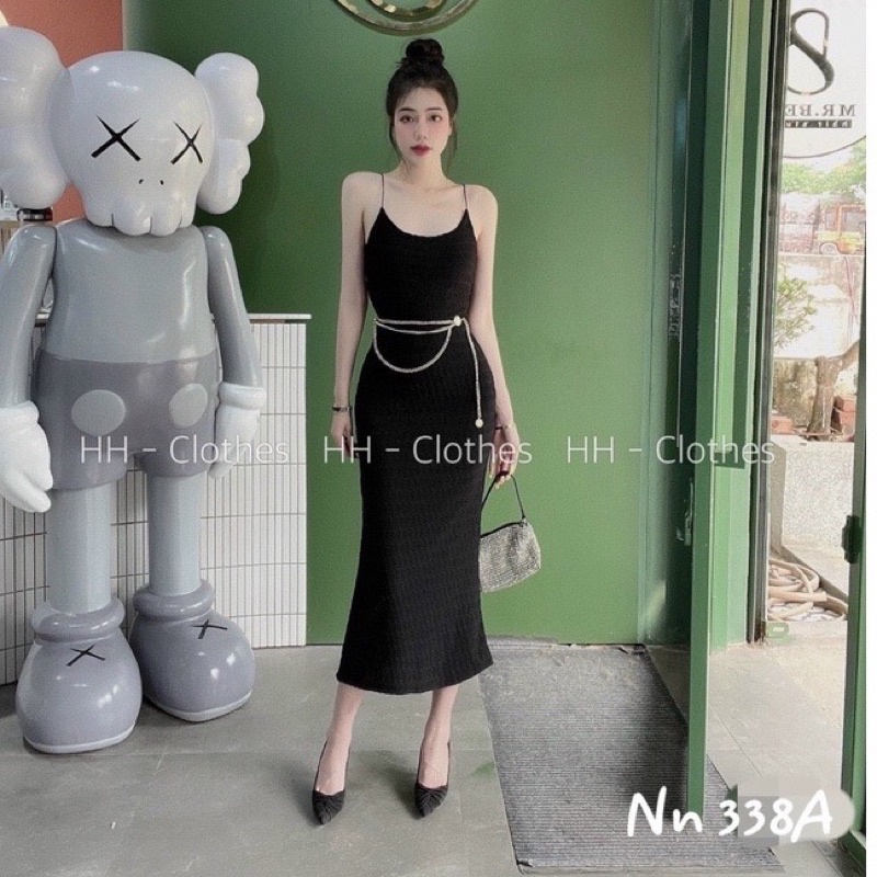 Đầm xốp TK cúp ngực 2 dây sexy Form dài,có mút ngực,kèm hình cận chất( tôn dáng 3v siêu xinh) Chất Xốp ngợn sóng 😍