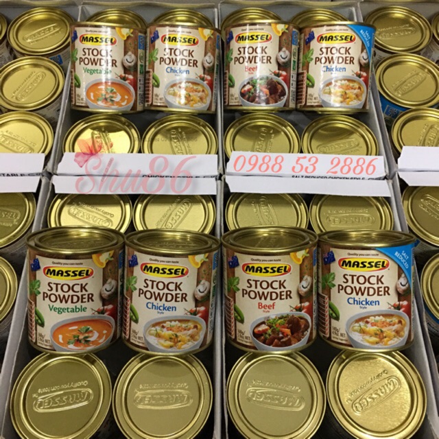 Hạt nêm Massel của Úc 168g và 250g