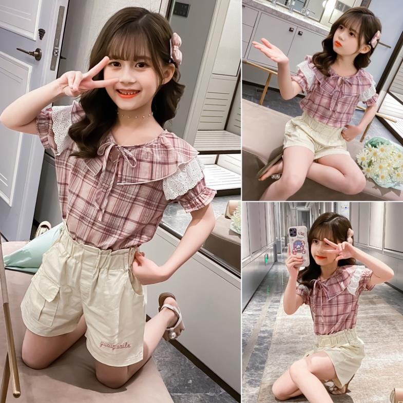 Đồ bộ cộc tay cho bé gái 3 - 12 tuổi☑️ quần áo bé 15 tuổi☑️ thời trang bé gái 25kg, 30kg, 35kg, 40kg, 45kg