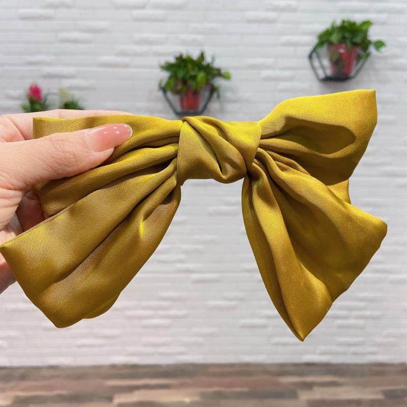 Kẹp tóc nơ voan màu thời trang hàn quốc