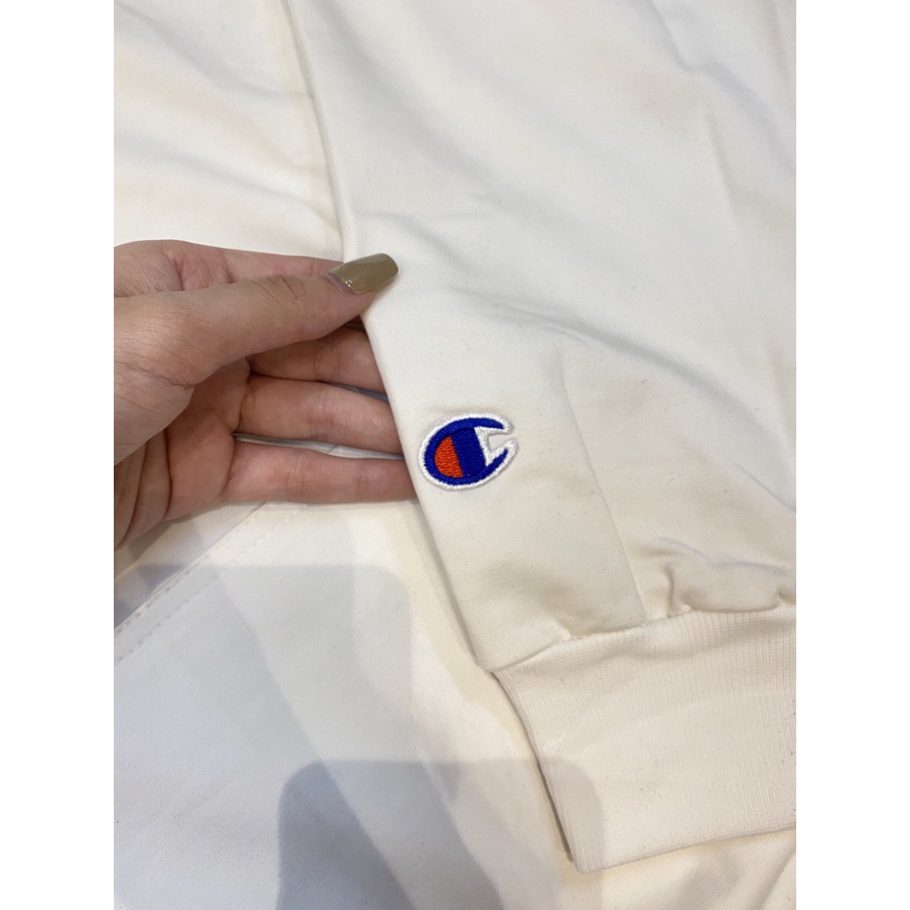 [HOT 2022] Áo Khoác Hoodie Logo Thêu Chữ CHAMPION , UNISEX Nam Nữ 3 line Form Rộng