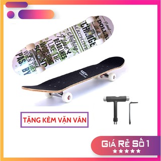 Ván Trượt Skateboard YueChi Chính hãng - Tặng kèm Tool vặn - Siêu ngầu