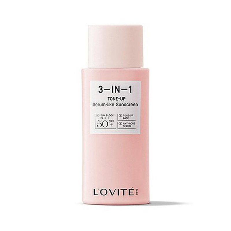 (HSD: 07/2023) Kem Chống Nắng Dạng Serum Giúp Nâng Tông Da 3 trong 1 L'ovite 3-in-1 Tone-up Serum-like Sunscreen 50ml