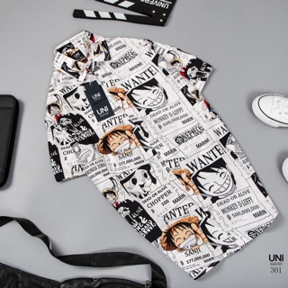 Áo sơ mi nam LUFFY chất lụa không nhăn