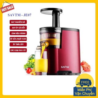 Máy ép chậm savtm je07 tặng kèm 2 chai