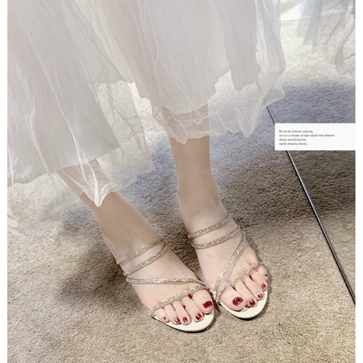Giày sandal nữ đế dày thời trang Hàn Quốc tùy chọn màu sắc