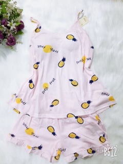 Bộ ngủ  Cute có đệm ngực