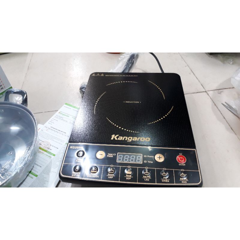 Bếp điện từ đơn Kangaroo KG15IC1/KG20IH6 bảo hành chính hãng đổi mới trong 7 ngày