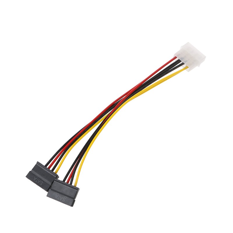 Cáp nguồn Molex đầu 4 chân sang 2 cổng chữ Y Serial ATA 15 chân 15cm