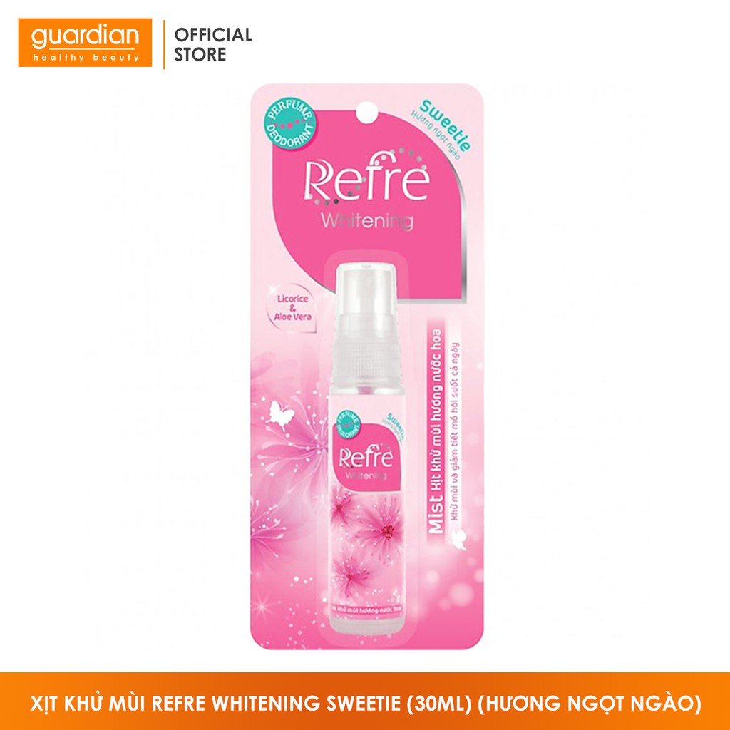 Xịt khử mùi Refre Whitening Sweetie (30ml) (hương ngọt ngào) | BigBuy360 - bigbuy360.vn