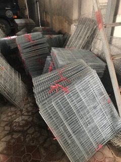 Lồng nuôi gà, thỏ,... kích thước 60*60*60 nan dày chống chuột