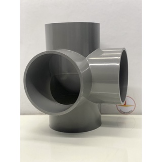 Co góc 4 hướng 114, chữ thập góc 114 nhựa pvc