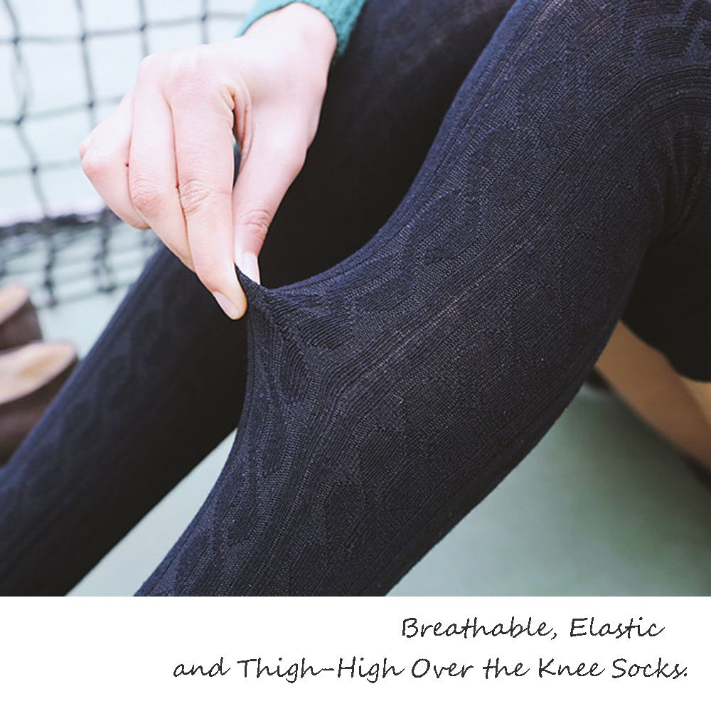 Tất nữ dài qua gối giữ ấm nhiều màu sắc thời trang MIHAN1