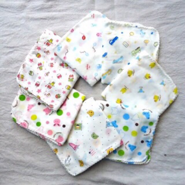 Set 10 Khăn Xô Sữa Xuất Nhật Cho Bé