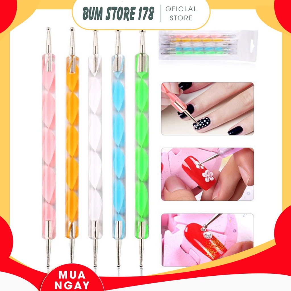 Bút Chấm Bi ( Set 5 Chiếc )