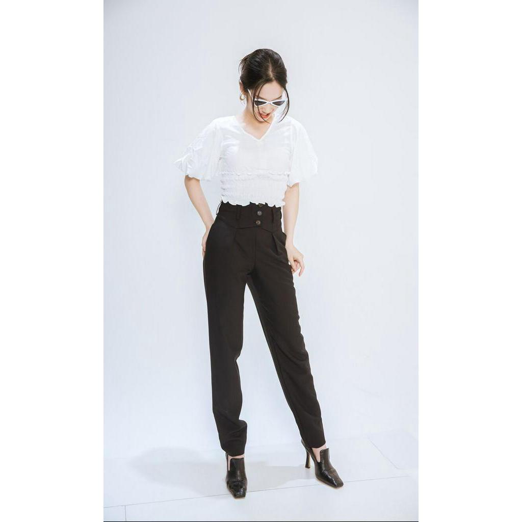 Quần baggy cạp kiểu 1KH CCHAT