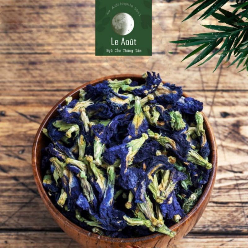 Túi 100g Trà Hoa Đậu Biếc Khô Đà Lạt Xanh Tươi Loại 1- Butterfly Pea