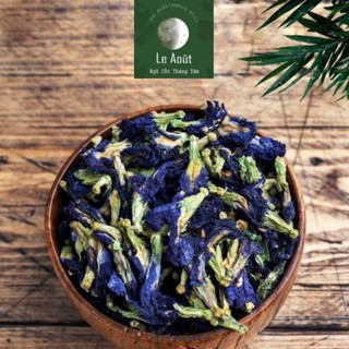 Túi 100g Trà Hoa Đậu Biếc Khô Đà Lạt Xanh Tươi Loại 1- Butterfly Pea