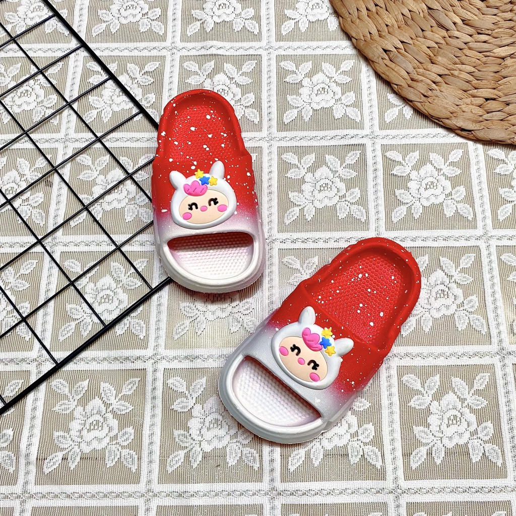 Dép quai ngang cho bé phối màu ombre cực dễ thương siêu êm siêu nhẹ - TT413