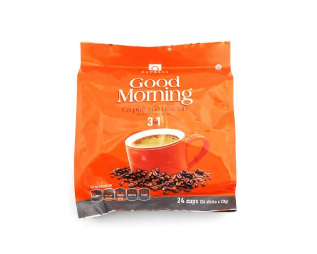 Cà Phê Hòa Tan 3in1 Good Morning Trần Quang gói 480gr (24 gói x 20gr)