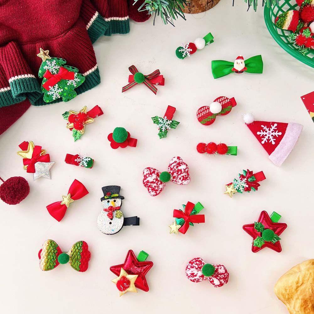 ANEMONE Kẹp Tóc Hình Nón Giáng Sinh Dễ Thương