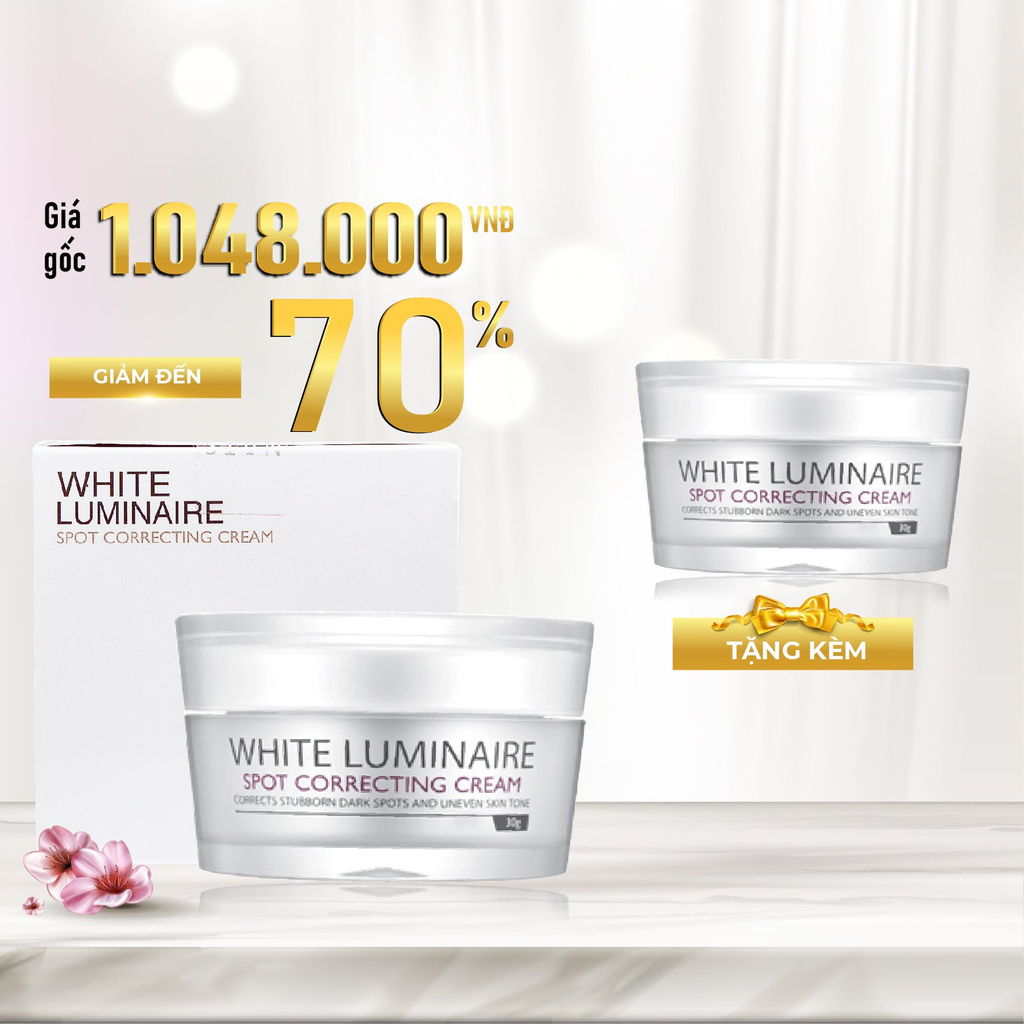 CỰC SỐC GIẢM 70% KÈM 1 TẶNG 1 KEM LÀM TRẮNG SÁNG DA NOTS WHITE LUMINAIRE SPOT CORRECTING CREAM