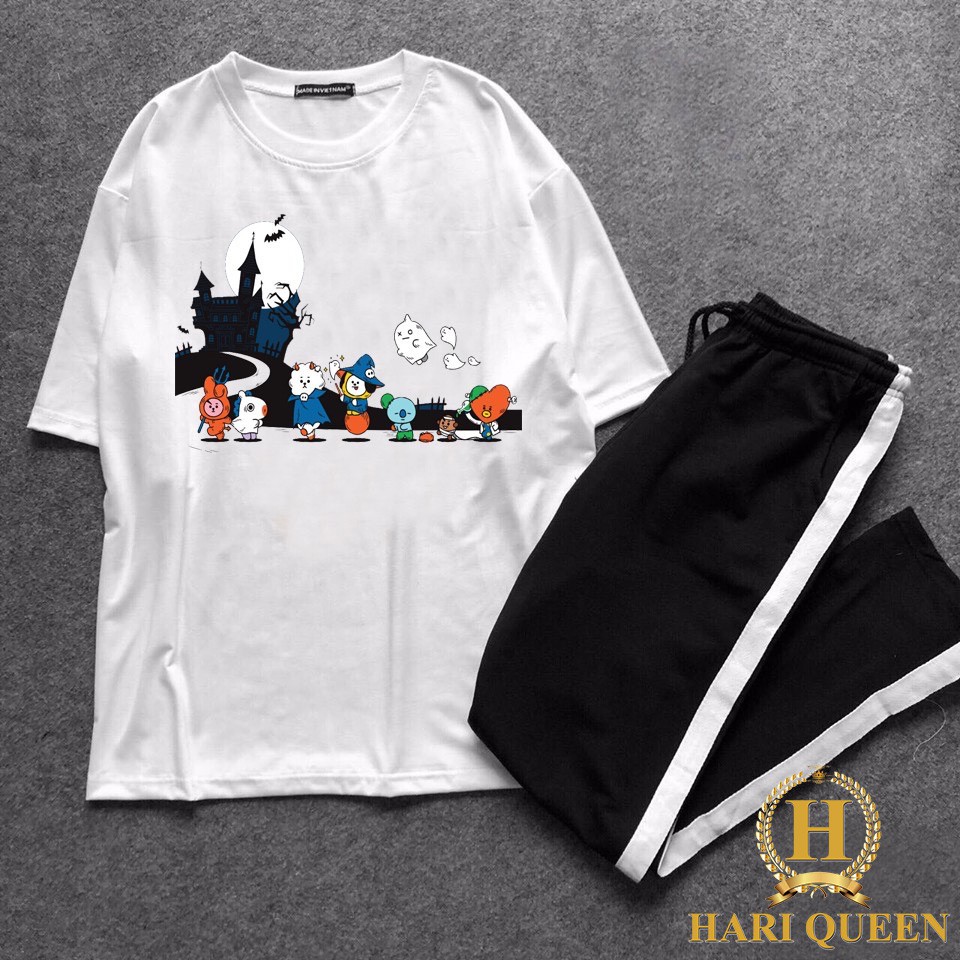 Sét áo Halloween + quần 1 sọc HARI0420