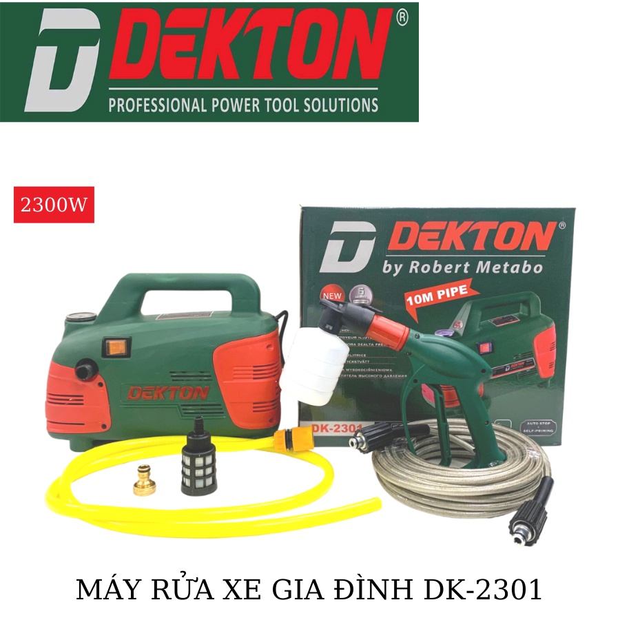 Máy Rửa Xe Dekton DK-2301 - Công Suất 2300W